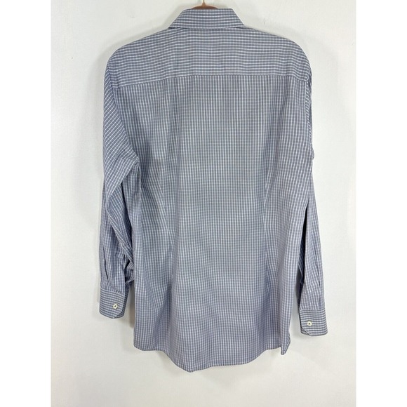 CONTEMPORARY Eton Men's Blue Cotton Dress Shirt 16.5 42 - Picture 6 of 11